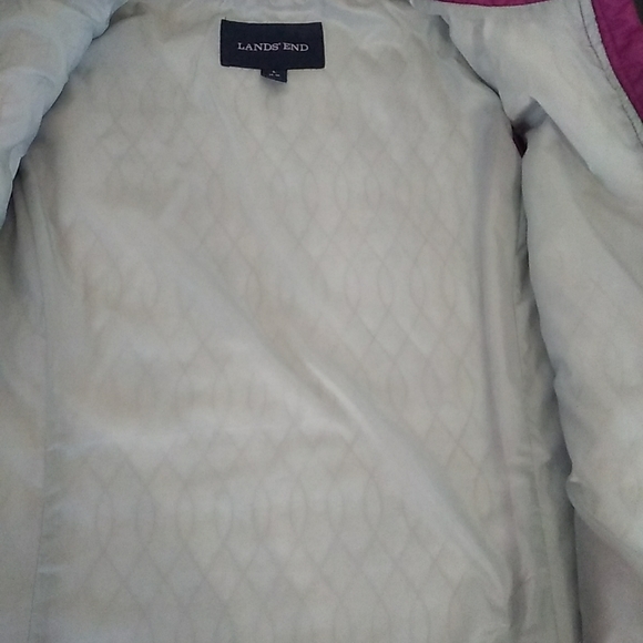Lands’ End Women’s Quilted Vest Purple Size L 14-16 NWT - Picture 6 of 13
